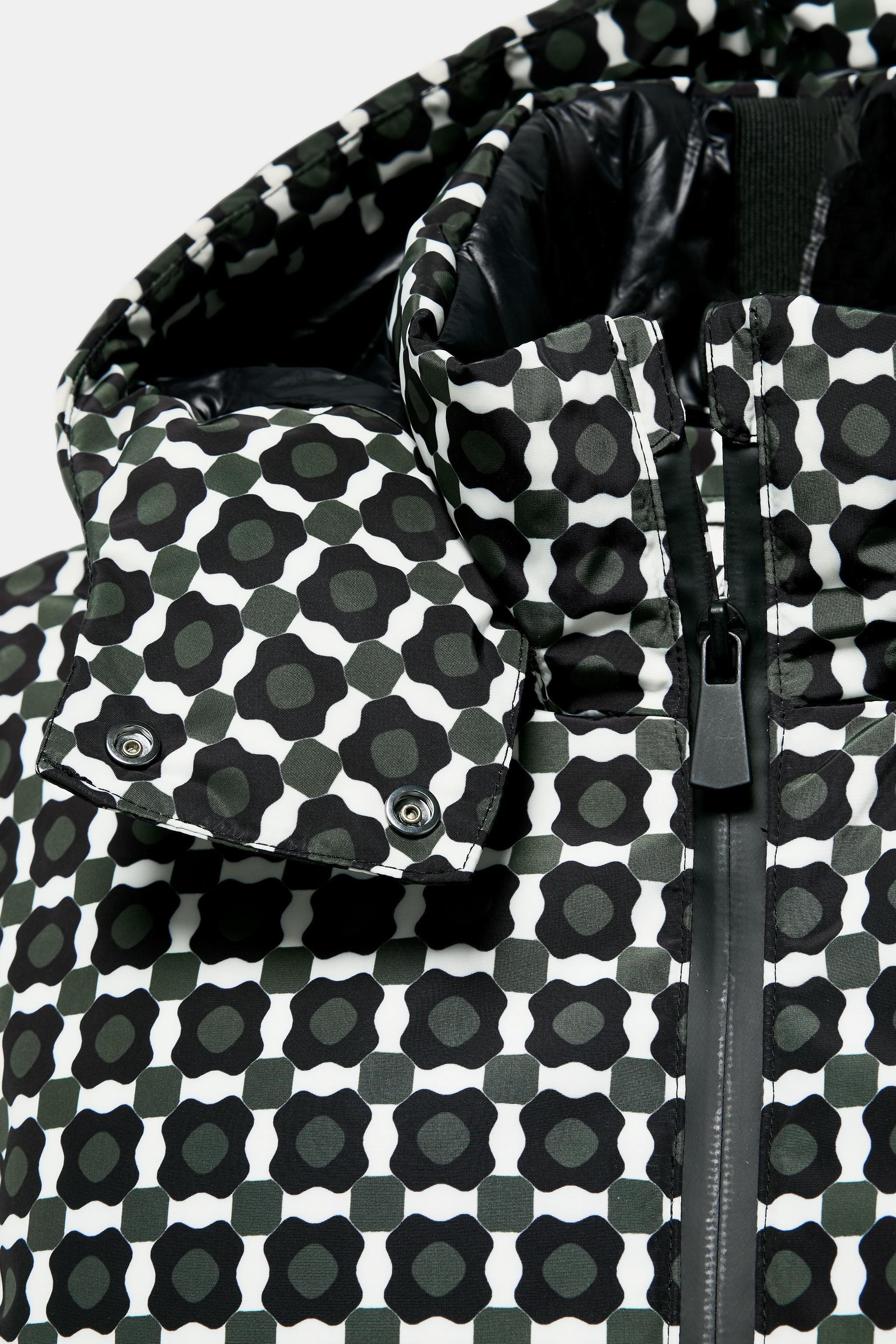 HOODED WATER RESISTANT WINDPROOF DOWN COAT RECCO® TECHNOLOGY SKI COLLECTION